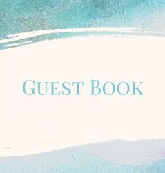 Guest Book for vacation home (hardcover)