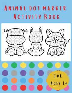 Animal Dot Marker Activity Book