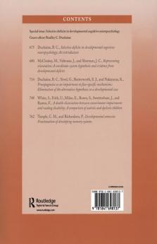 Selective Deficits in Developmental Cognitive Neuropsychology