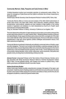 Community Warriors: State Peasants and Caste Armies in Bihar (Anthem South Asian Studies)