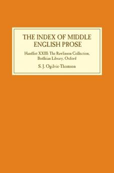 Index of Middle English Prose