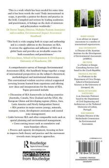 Handbook of Strategic Environmental Assessment