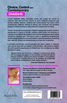 Choice Control and Contemporary Childbirth