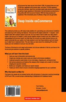 Deep Inside osCommerce: The Cookbook