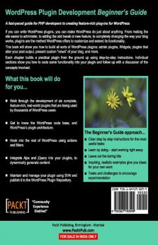 WordPress Plug-in Development (Beginner's Guide)