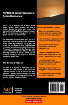 ASP.NET 3.5 CMS Development