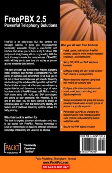 FreePBX 2.5 Powerful Telephony Solutions