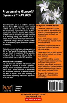 Programming Microsoft Dynamics Nav 2009