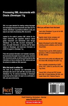 Processing XML documents with Oracle JDeveloper 11g