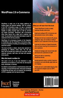 Wordpress 2.9 E-Commerce