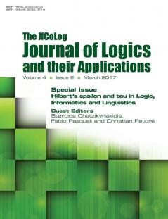 Ifcolog Journal of Logics and their Applications. Hilbert's epsilon and tau in Logic Informatics and Linguistics