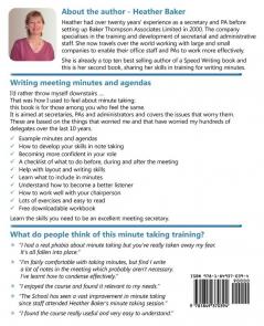 Writing Meeting Minutes and Agendas; Taking Notes of Meetings Sample Minutes and Agendas Ideas for Formats and Templates: Minute Taking Training ... of Examples and Exercises (Easy 4 Me 2 Learn)