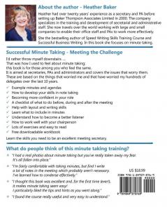 Successful Minute Taking and Writing. How to Prepare Write and Organize Agendas and Minutes of Meetings. Learn to Take Notes and Write Minutes of Mee