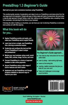 Prestashop 1.3 Beginner's Guide