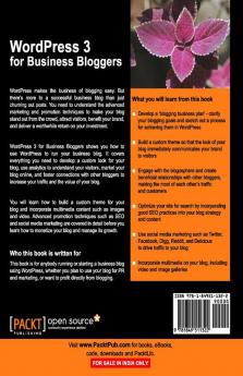 Wordpress 3 for Business Bloggers