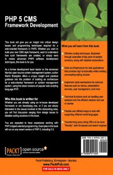 PHP 5 CMS Framework Development - 2nd Edition