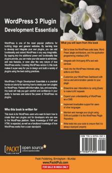 Wordpress 3 Plugin Development