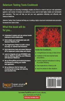 Selenium Testing Tools Cookbook