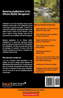 Mastering Phpmyadmin 3.4 for Effective MySQL Management