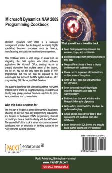 Microsoft Dynamics Nav 2009 Programming Cookbook