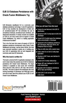 Ejb 3.0 Database Persistence with Oracle Fusion Middleware 11g