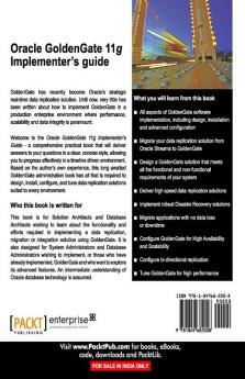 Oracle Goldengate 11g Implementer's Guide