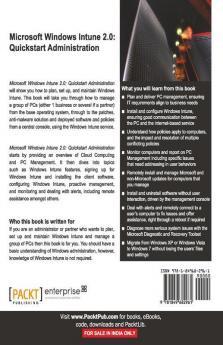 Microsoft Windows Intune 2.0: Quickstart Administration