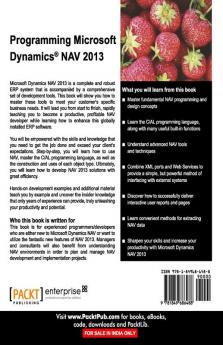 Programming Microsoft Dynamics Nav 2013