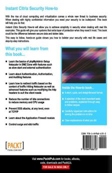Instant Citrix Security How-to
