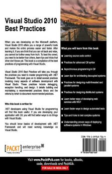 Visual Studio 2010 Best Practices