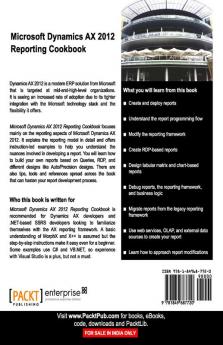 Microsoft Dynamics Ax 2012 Reporting Cookbook