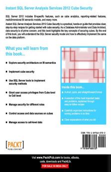 Instant Microsoft SQL Server Analysis Services 2012 Cube Security