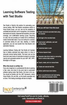 Learning Software Testing with Test Studio