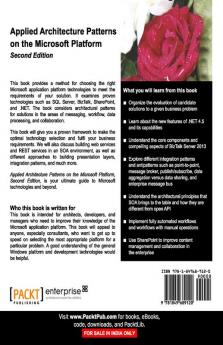 Appliedarchitecturepatternsonthemicrosoftplatform