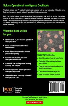 Splunk Operational Intelligence Cookbook