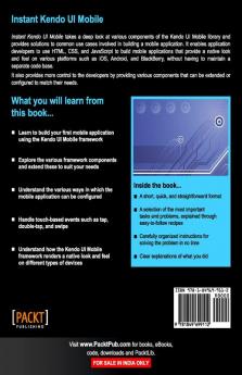 Instant Kendo UI Mobile How-to