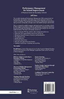 Performance Management for School Improvement