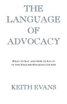 The Language of Advocacy