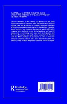 Second Thoughts on the Theory and Practice of the Milan Approach to Family Therapy