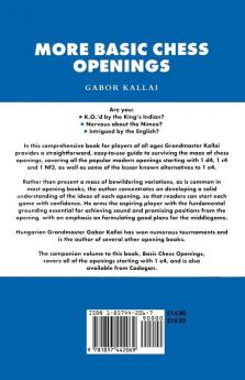 More Basic Chess Openings