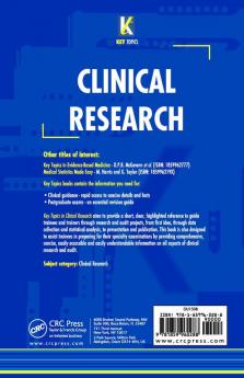 Key Topics in Clinical Research