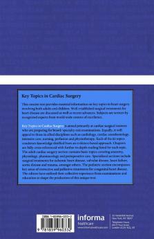 Key Topics in Cardiac Surgery