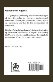 Genocide in Nigeria: The Ogoni Tragedy