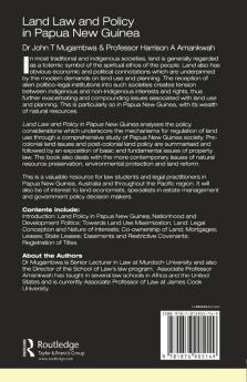 Land Law and Policy in Papua New Guinea