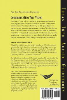 Communicating Your Vision: 115 (J-B CCL (Center for Creative Leadership))