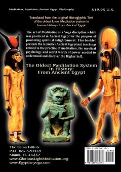 THE GLORIOUS LIGHT MEDITATION TECHNIQUE OF ANCIENT EGYPT