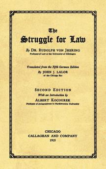 The Struggle for Law [1915]