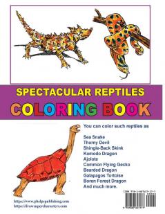 Spectacular Reptiles Coloring Book: An Educational Guide