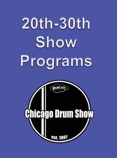 Chicago Drum Show Programs 20-30