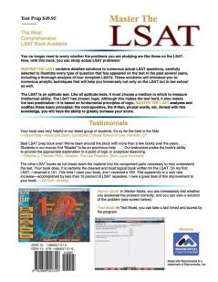 Master The LSAT: Includes 4 Official LSATs! (Nova's Master the LSAT)